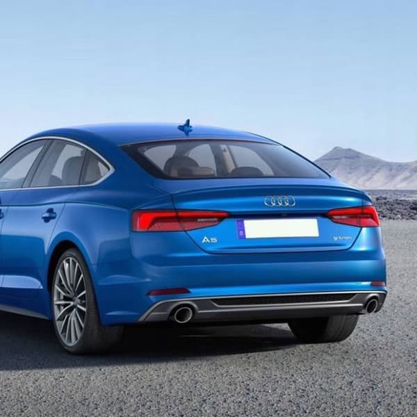 Bakre logotyp emblem märke 192 mm silver för AUDI A4 A5 TT