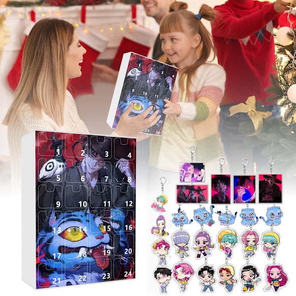 2025 Kpop Devil Hunter Joulukalenteri Joulukuusen Koriste Akryyliriipus G