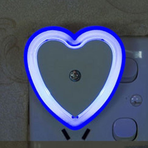 Hjärtformad smart ljusstyrd induktionsnattlampa Hemgåvor style3