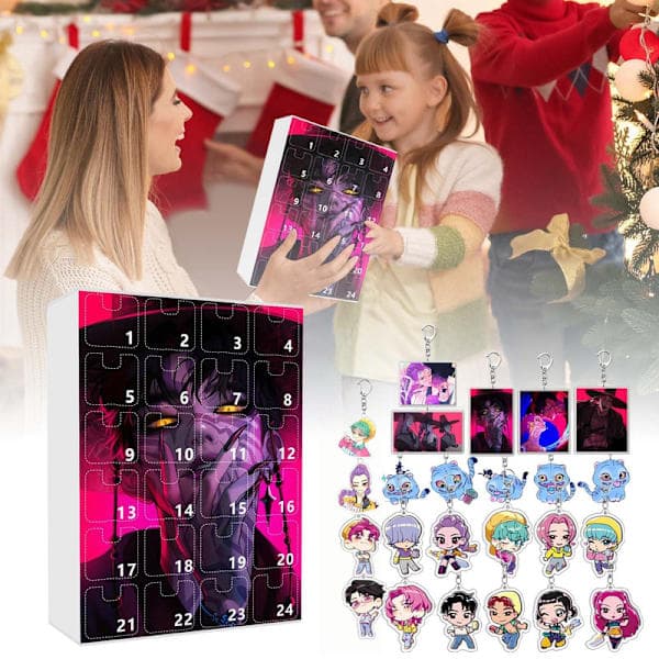 2025 Kpop Devil Hunter Adventskalender Juletrepynt Akryl Anheng E