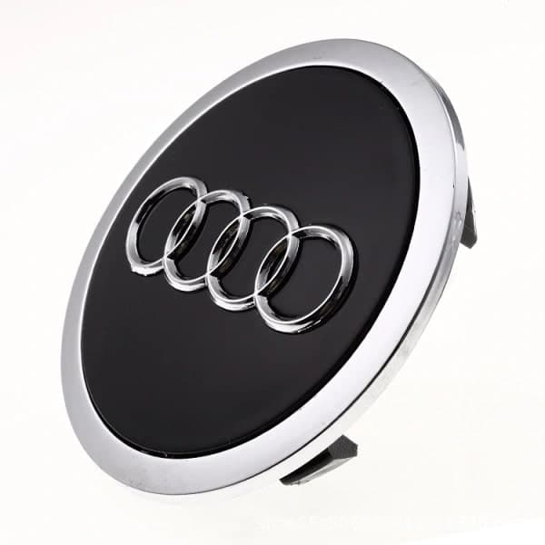 Navkapslar till AUDI 60mm 4-pack grå grå_Paris grå grey