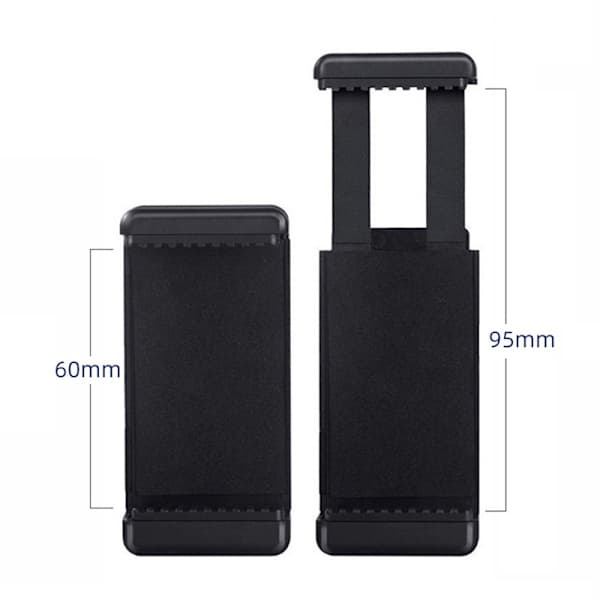 Universal Telefon Clip Beslag Selfie Holder Mount Tripod Monopod