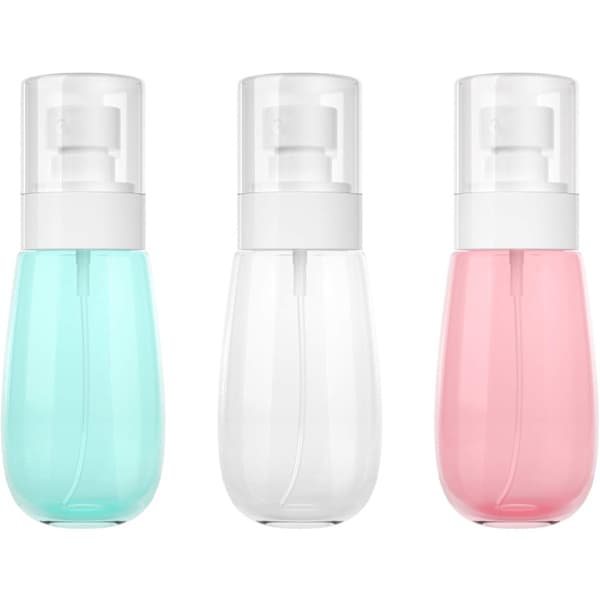 Små sprayflasker 100 ml, 3-pakning finforstøverflaske for reise 100 ml