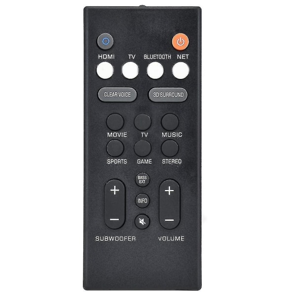 Yas-109/yas-209 erstattet fjernkontroll for  Front Surround System Ats-2090 Ny