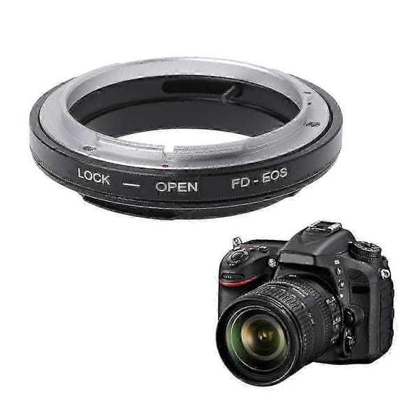 Canon FD til EF EOS Mount Adapterring til kamera- og videokameraobjektivkompatibilitet