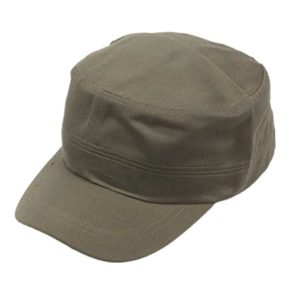 Grøn Army Cap - Flad Army Cap Militær Cap grøn one size