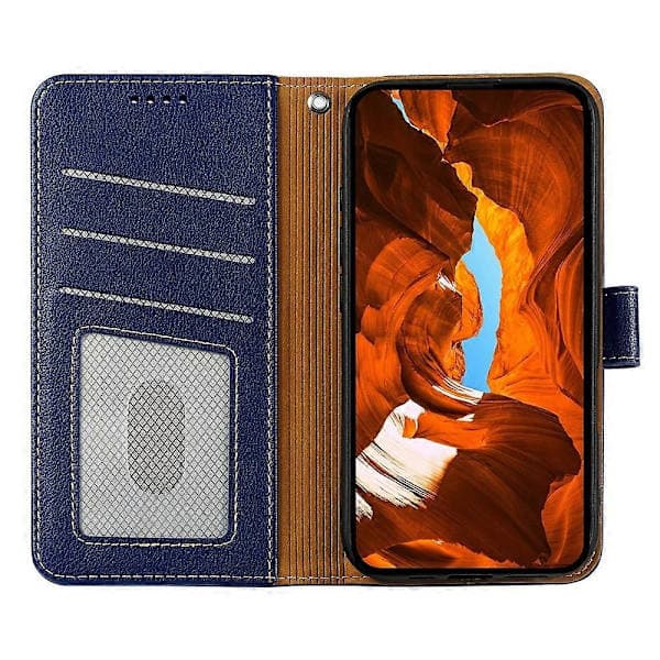 Xiaomi Redmi 15 5G Mobilskal med RFID-blockering & Magnetlås Blue