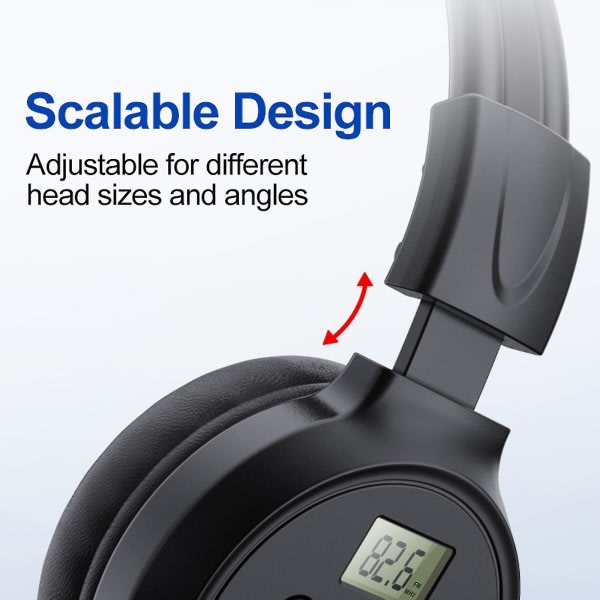 FM radio headphones for best reception Foldable FM headphones