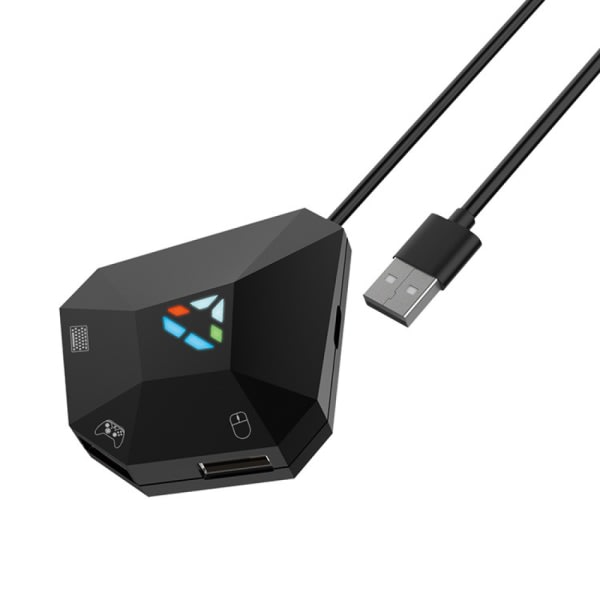 Mus- och tangentbordsomvandlare, USB-anslutning, tangentbords- och musadapter för PS4, PS3, Xbox One, Xbox 360, Nintendo Switch Lite
