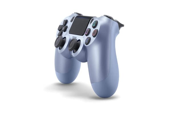 Trådløs Controller Dobbelt Vibrations Game Joystick Controller til Ps4 Controller/Slim/Pro, Kompatibel med PS4 Konsol Titanium Blå Titanium Blue