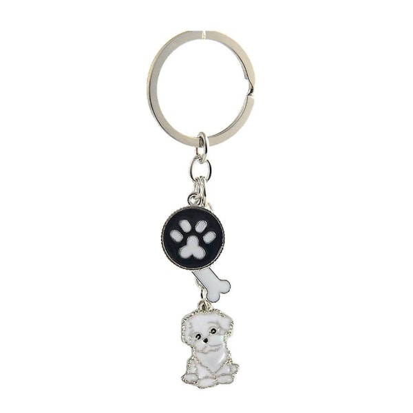Hund nyckelring kvinnors legering metall hund hänge nyckelring bil nyckelring case Charm nyckelring present style 4