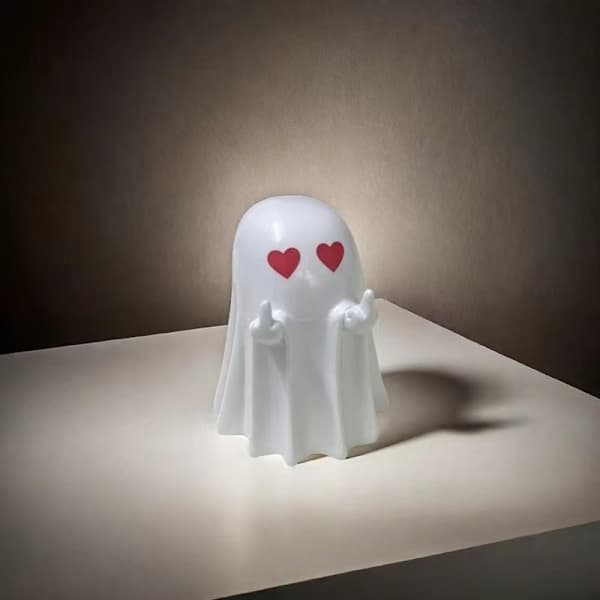 Halloween Spökfigur Läskig Harts Spökstaty Spökprydnad A1 A1