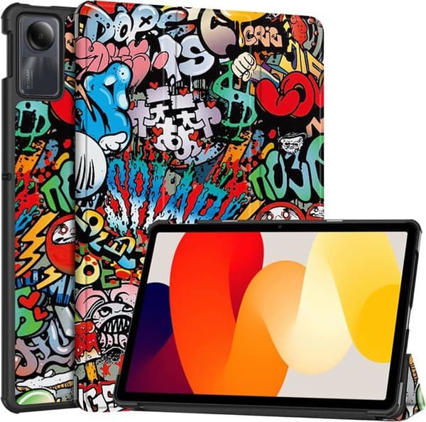 Fodral för Xiaomi Redmi Pad SE, Tablet-skydd för Redmi Pad SE 11 tum 2023, Graffiti
