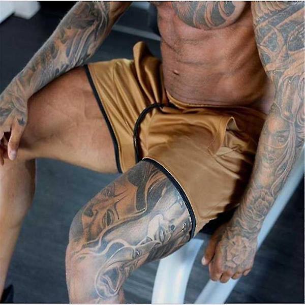 Herre Fitness Bodybuilding Sportstøj Shorts Camouflage L