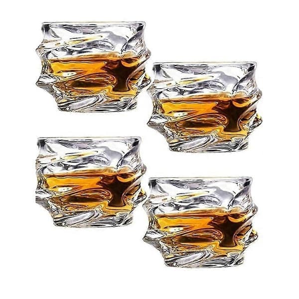 Japanske håndblåste krystall whiskyglass for menn