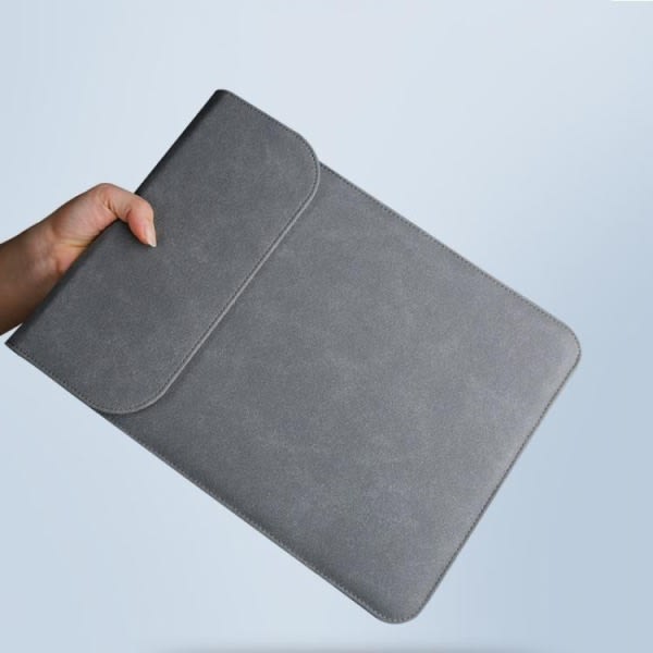 13,3" Case / Datorväska / Macbook - Läder - Välj färg grey