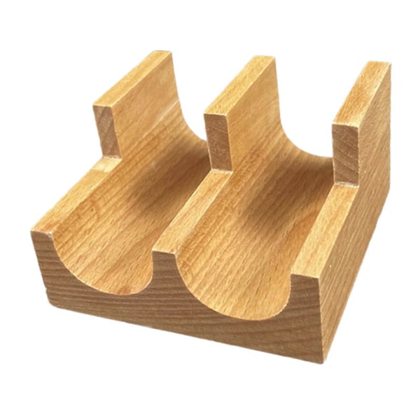 Trä Tacohållare, Sushi Serveringsfat, Sushi Tacoställ, Sushihållare Stativ, Trä Sushihållare för Semester Wood 2 Grids