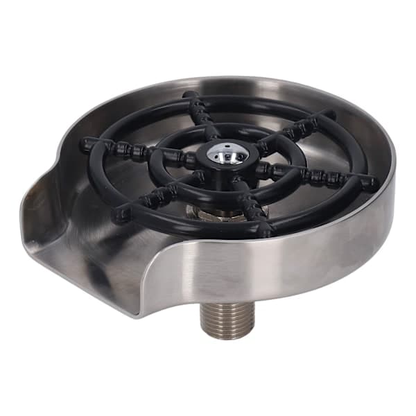 Automatisk glasrenser i rustfrit stål til vask, højtryks kopvasker, EU 3/8 gevinddiameter 16 mm