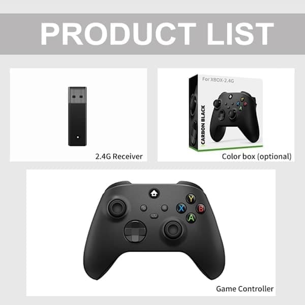 Trådløs spilcontroller-adapter til Xbox One & Xbox Series X/S Gul Yellow