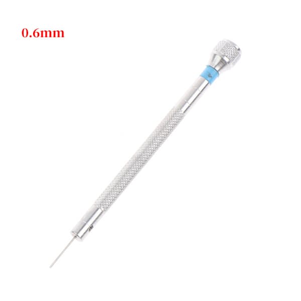 Ur Micro Præcision Smykker 0.6-1.6mm Urreparation Sølv flad 0.6mm