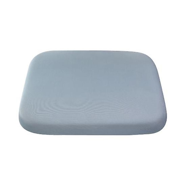 Sittdyna i Memory Foam med Band, Långsam Återhämtning, Fyr Säsonger, Halkfri, Tvättbar light blue Small