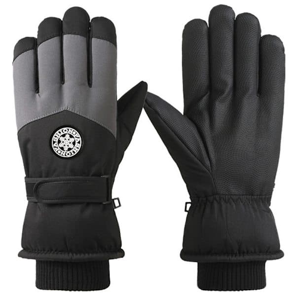 Skidhandskar Vinterhandskar För Kvinnor Män Snowboard Vantar Touch Lila Vit Purple White
