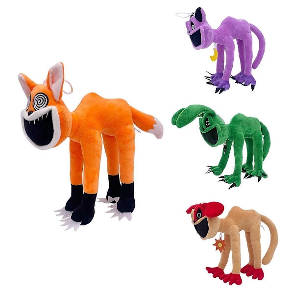Poppy Playtime Plysjleketøy Smilende Kryp Stuffed Animal Doll Barnegave Purple Cat