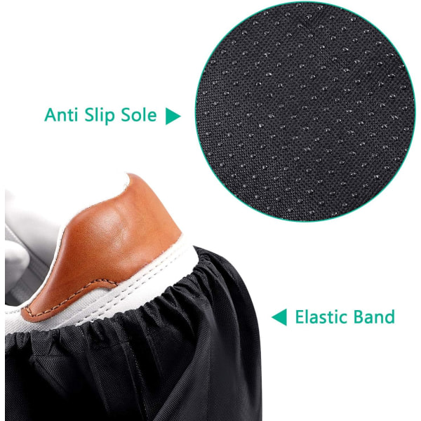 10 pairs of reusable non-slip shoe covers