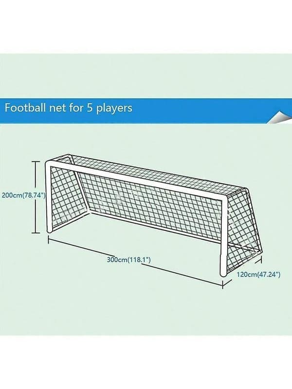Fodboldnet Fodboldmål, Målnet Længde 240X120X30X100CM