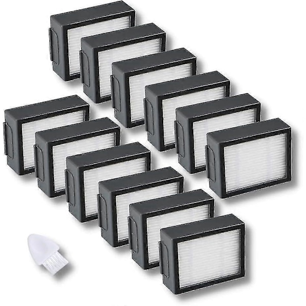 12-pack Ersättningsfilter med iRobot Roomba i&e I1 I3 I4 I6 I7 I8 E5 E6+ J7 (ej för J7+) Reservdelar för dammsugartillbehör