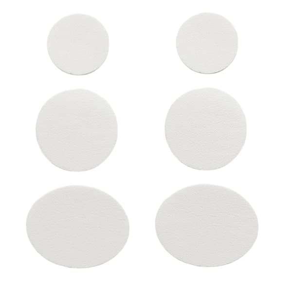 Skoreparationslappar 6 st Vita White