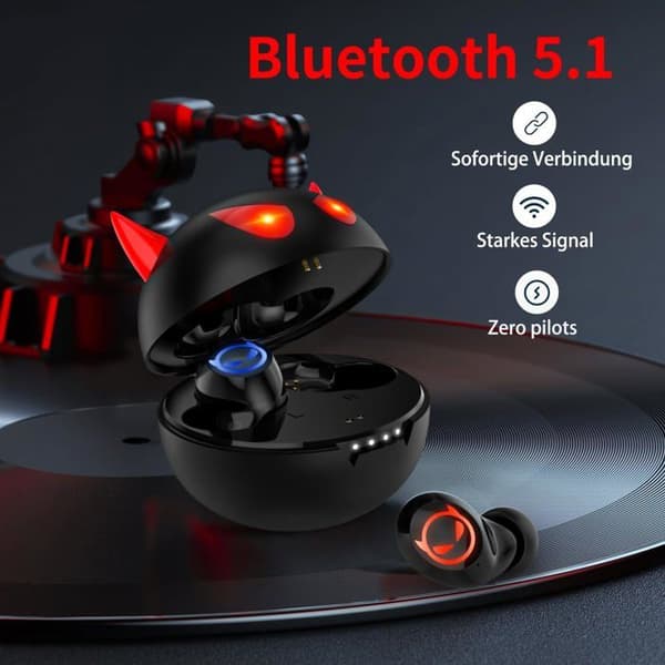 Bluetooth-hörlurar för barn, designade för söta barn, trådlösa, stereo, Bluetooth 5.1, IPX6, 36 timmar, med mikrofon