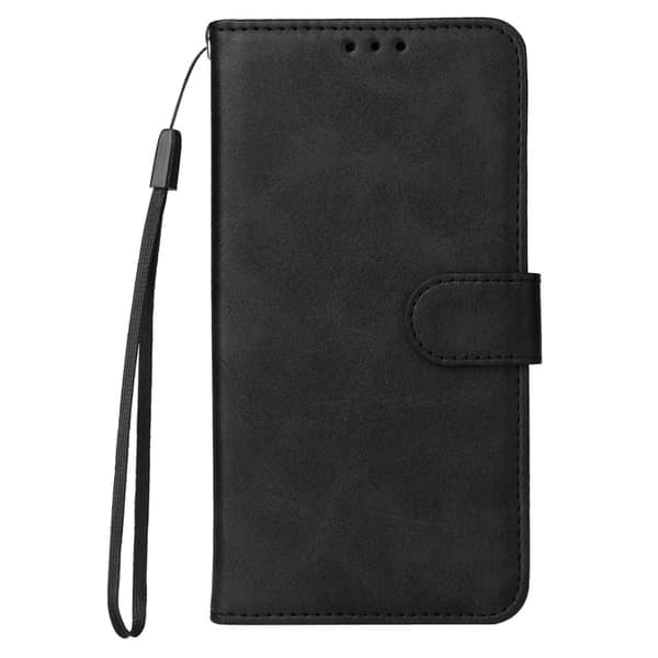 SKALO Samsung A56 5G PU Læder Wallet Case - Flere Farver Sort Black Svart