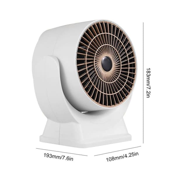 Mini bærbar elektrisk varmeblæser til hjemmet, hurtig opvarmning, bordventilator, 800W, vinter