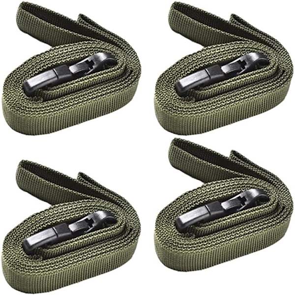 Reppukassivarusteet matkatavararemmeillä Säädettävät, kestävät olkahihnat pikalukkoilla ulkoilmaretkeilyyn tai päivittäiseen käyttöön ArmyGreen