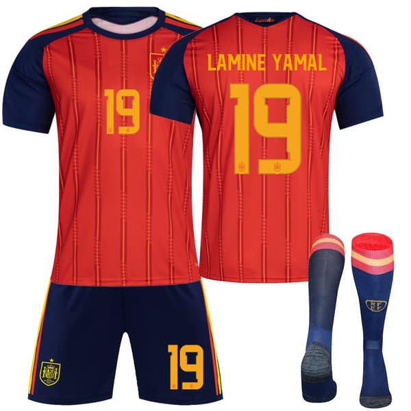 2026 VM Spanien Hemmaställ Nr. 19 Yamal 22 22 Home