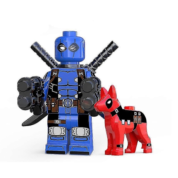 8-pakning Avengers-serien Deadpool Actionfigur Byggeklossmodell Leke U