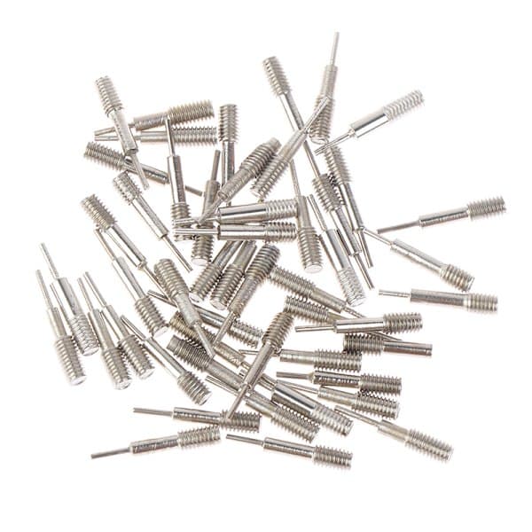 50st Reservstift Klockreparationsverktyg Stift Klockarmband Länk Silver One Size
