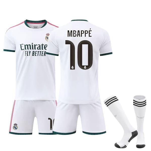 Real Madrid 26/27 Hemmatröja med Mbappé 10 Tryck[JUN] 20 26-27 Mbappe 20 26-27 Mbappe