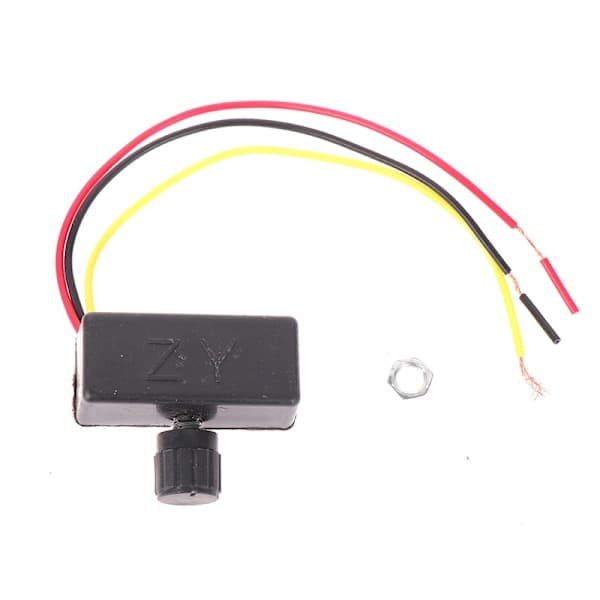 Elektrisk sprøjte regulator justeringskontakt regulator Hastigheds kontakt Sort One Size