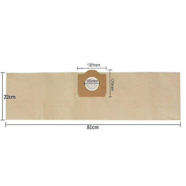 5x støvpose 1x filter til Karcher Wd3 støvsuger [DB]