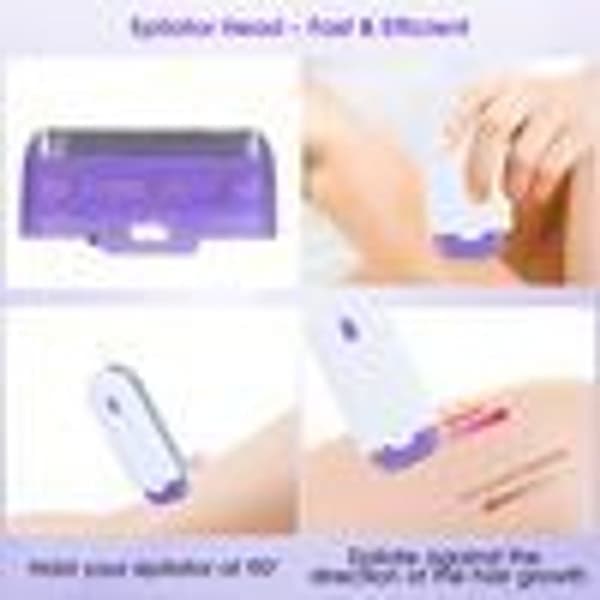 Laser Epilator, Smertefri Hårfjerning, Bikini Trimmer, USB Barbermaskine KLB