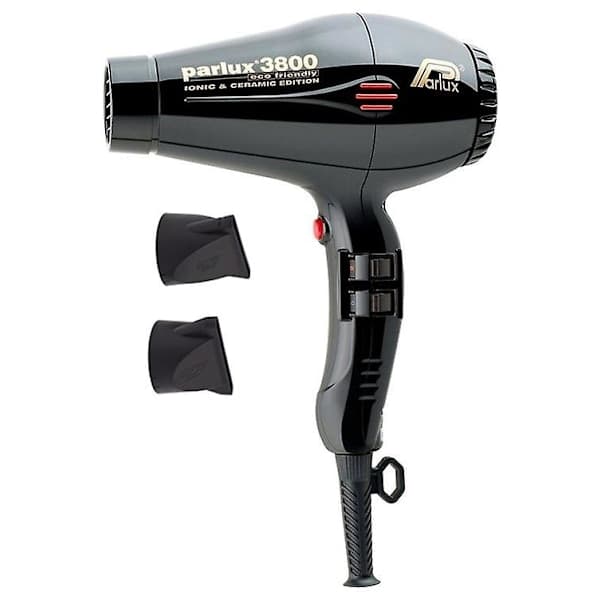Parlux 3800 Hårtørrer Ionic og Keramisk 2100 W Sort