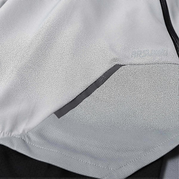 2-i-1 Løbeshorts til Mænd med Lynlåslommer Hurtigtørrende Træningsshorts til Fitnesscenter Træning black,green XL