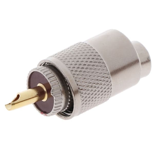1 stk. UHF PL259 Hanstik Lige Loddestik Adapter til Farve Én Størrelse
