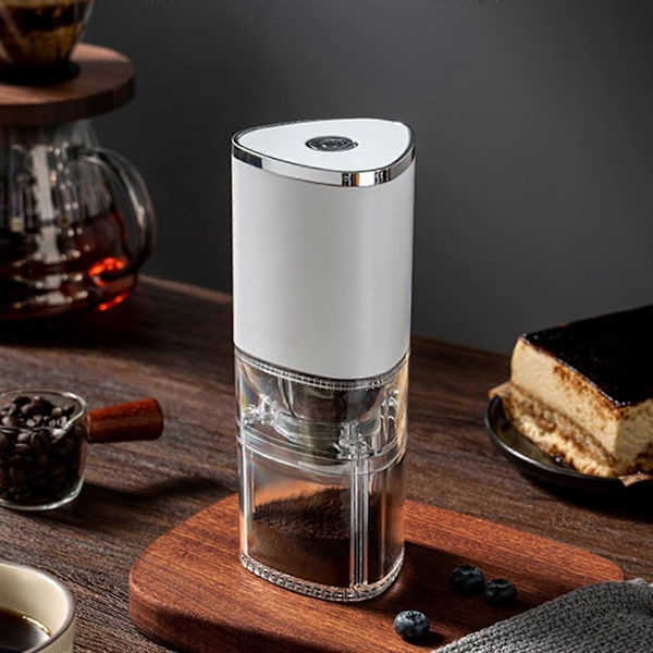 Bærbar Elektrisk Kaffekværn, Justerbar Burr Mill Kaffekværn Med Multi Grind Indstillinger Til Kaffebønner, Konisk Burr Kaffekværn
