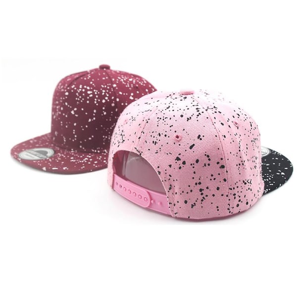 Gutter og jenter barn baseball caps tilfeldig hip-hop street snapback lue Pink