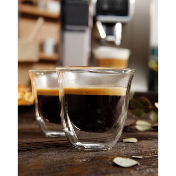 DLSC310 dubbelväggiga espressoglas set om 2, 2 delar (förpackning om 1)