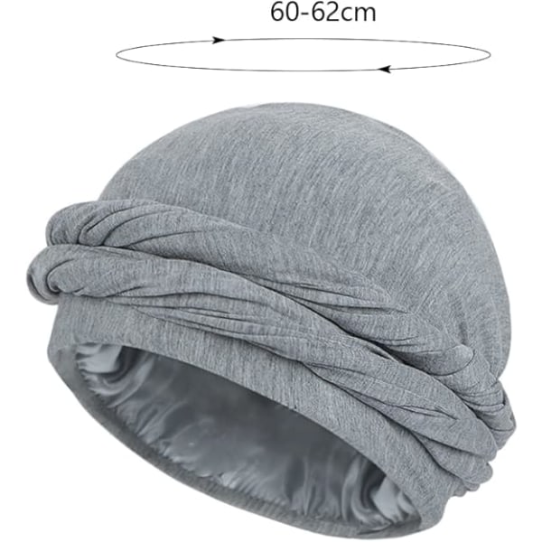 Hodeplagg for menn, hodeskjerf, solbeskyttelse, pustende, ensfarget turban for utendørs sport, jogging, sykling, klatring Light Grey