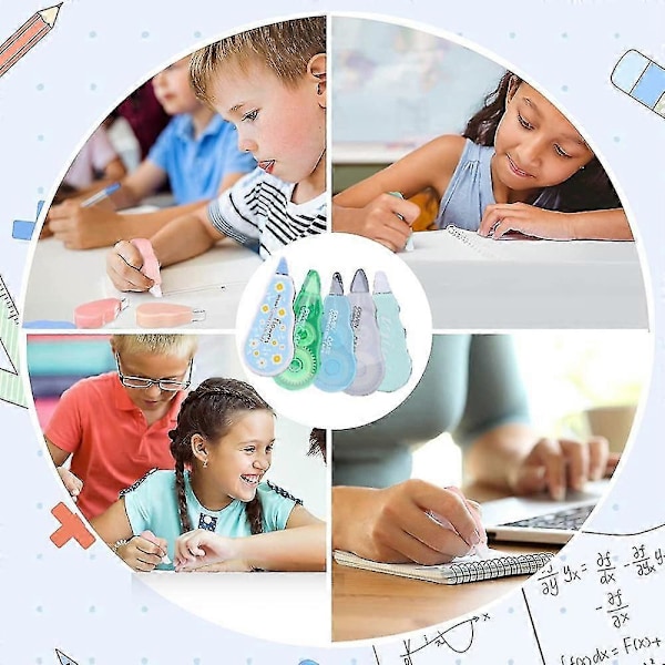 Lättanvänd Applikator För Omedelbara Korrigeringar, Tipp-Ex Tejp För Skol- och Kontorsmaterial style 4